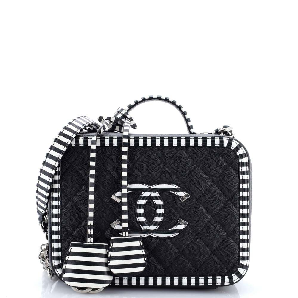 Chanel Filigree Vanity Case Quilted #205394C45B